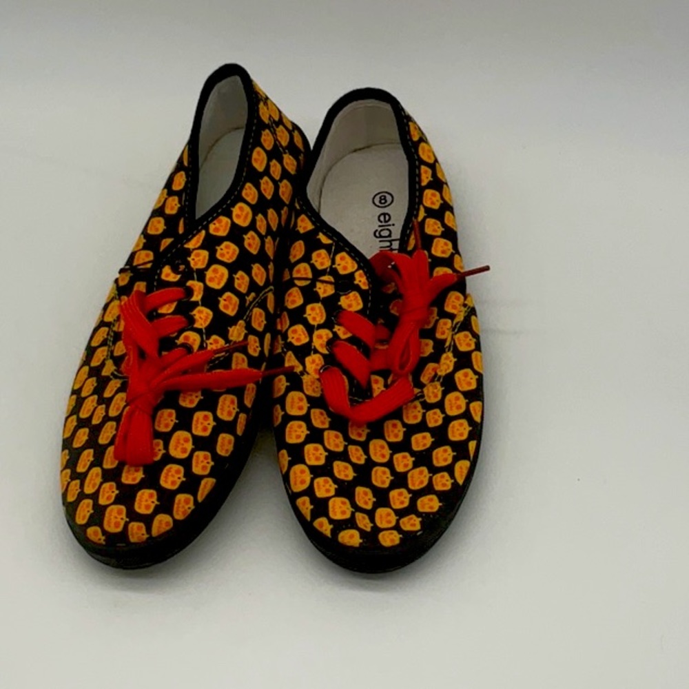 Pumpkin Flat Sneakers Size 8